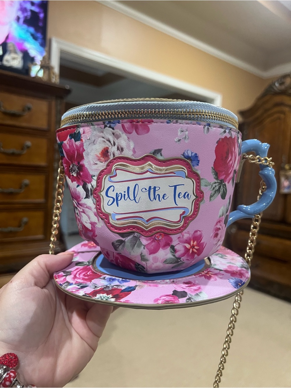 Betsy Johnson Spill The Tea Bag